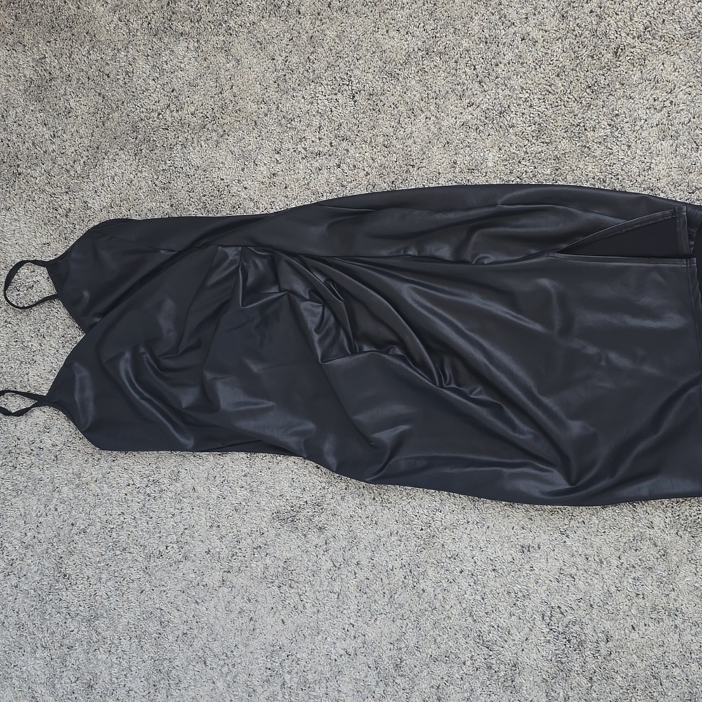 Faux Leather dress